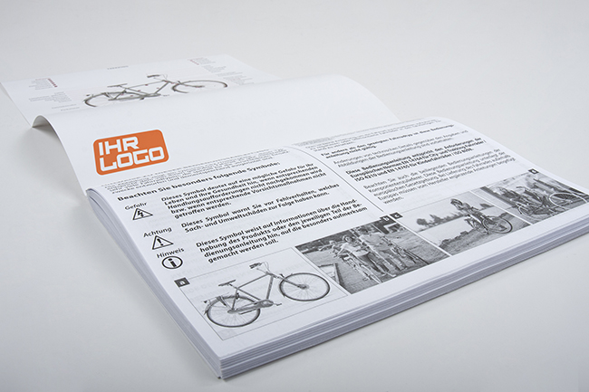 Bicycle user manual "Individual" / Fahrrad-Bedienungsanleitung "Individuell"