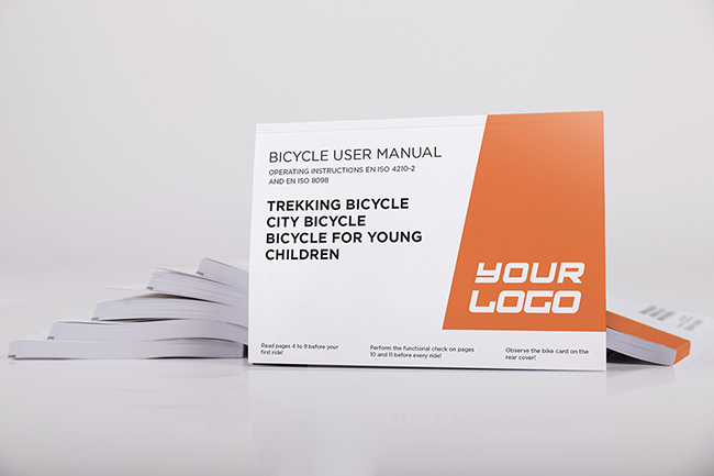 Fahrrad-Bedienungsanleitung "Marke Basis" / Bicycle user manual "Brand Basic"